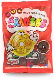 Шоколадные монетки TIROL Goenga Aruyo 5 иен 40 грамм